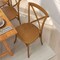 Merrick Lane Davisburg Stackable Wooden Cross Back Bistro Dining Chair